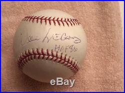 Willie McCovey Signed HOF 86 Baseball PSA DNA Giants Autograph Auto Insc