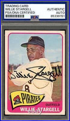 Willie Stargell PSA DNA Signed 1965 Topps Autograph