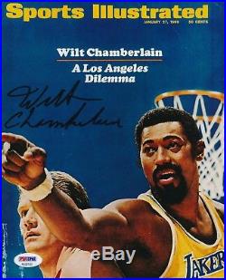 Wilt Chamberlain Lakers Signed 8x10 Photo Autograph Auto PSA/DNA AE02133