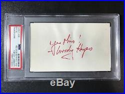Woody Hayes Ohio State Buckeyes Football Coach Cut Signed Autograph PSA/DNA