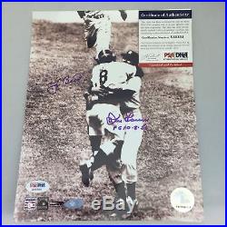 Yogi Berra Don Larsen Signed Autographed 8x10 Baseball Photo Psa Dna Coa