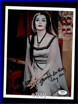 Yvonne DeCarlo PSA DNA Coa Signed 8x10 Photo Lily Munster Autograph